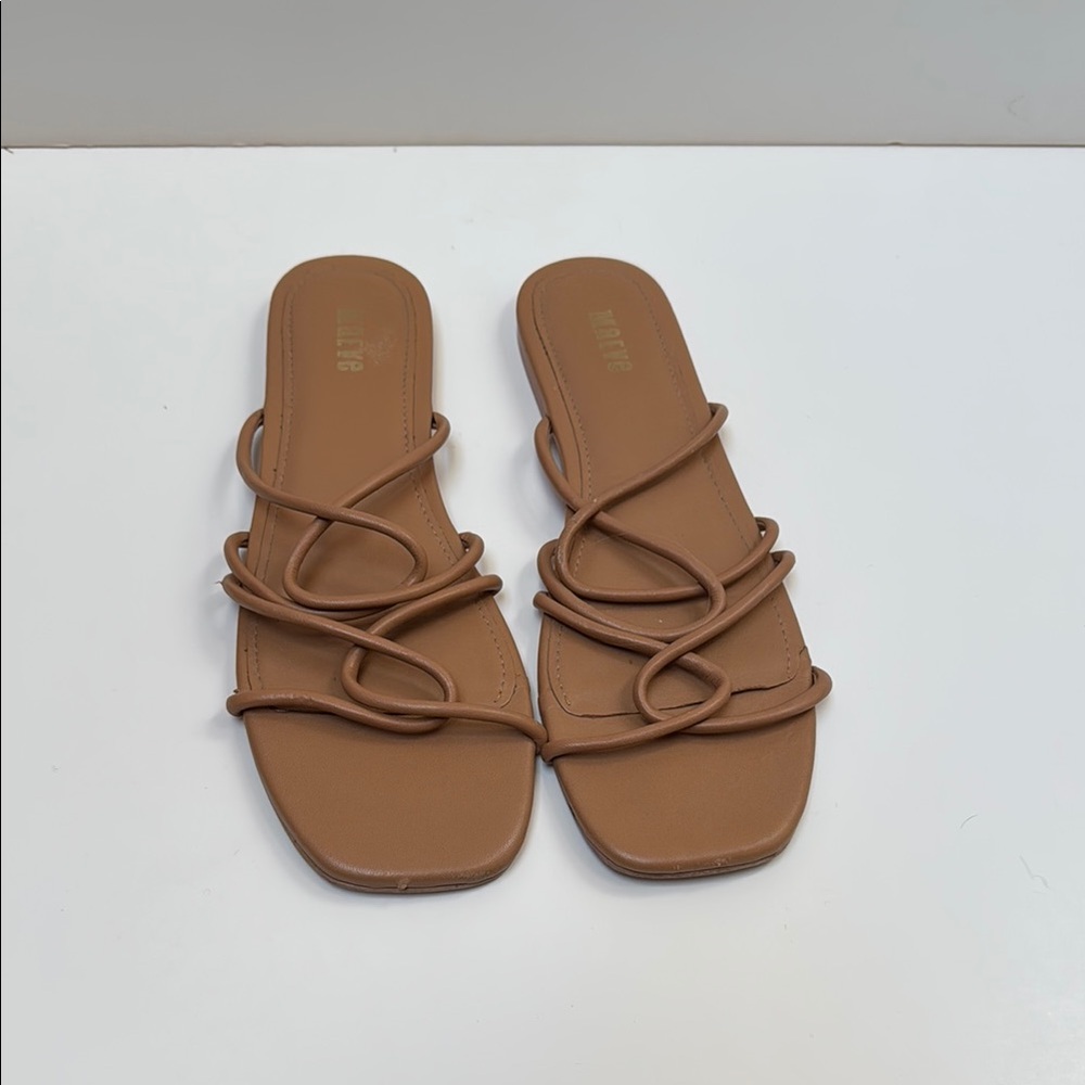 Maeve Tan Strappy Sandals